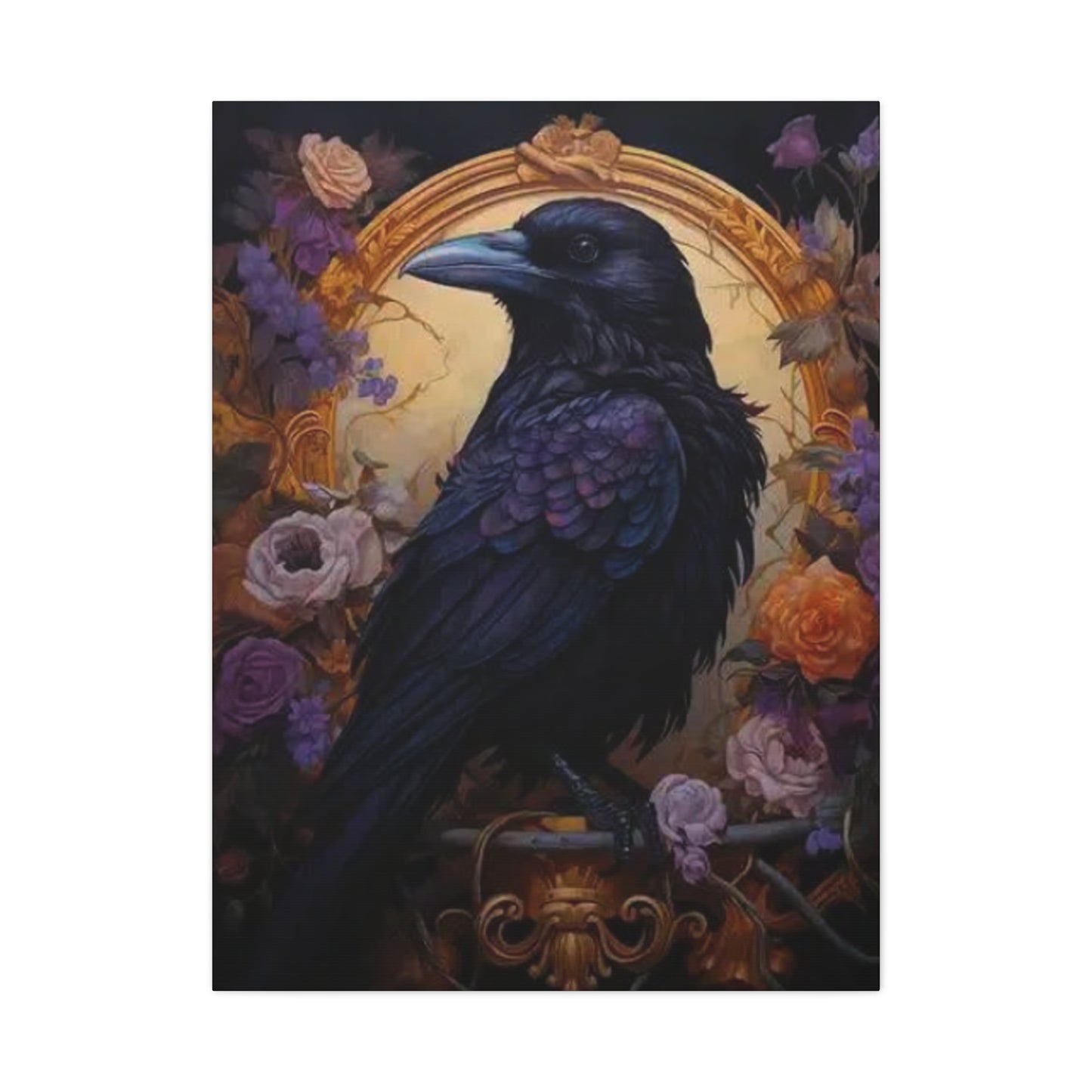 Scary Crow Wall Art & Canvas Prints