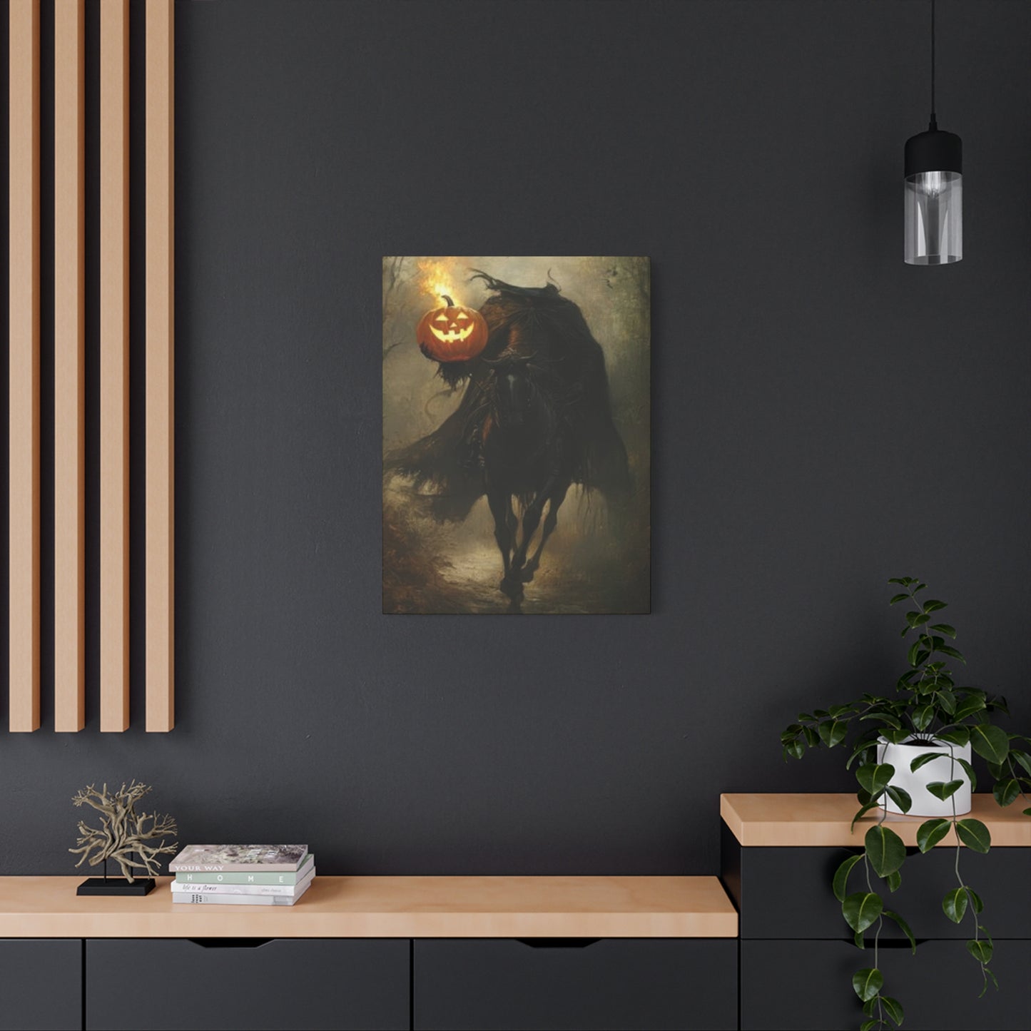 Halloween Horse Rider Wall Art & Canvas Prints