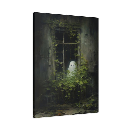 Halloween Window Painting Wall Art & Canvas Prints