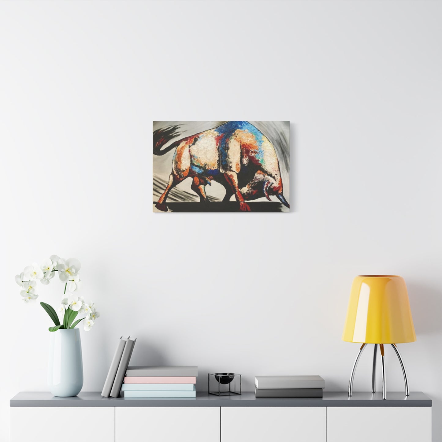 Bull Long Horns Wall Art & Canvas Prints