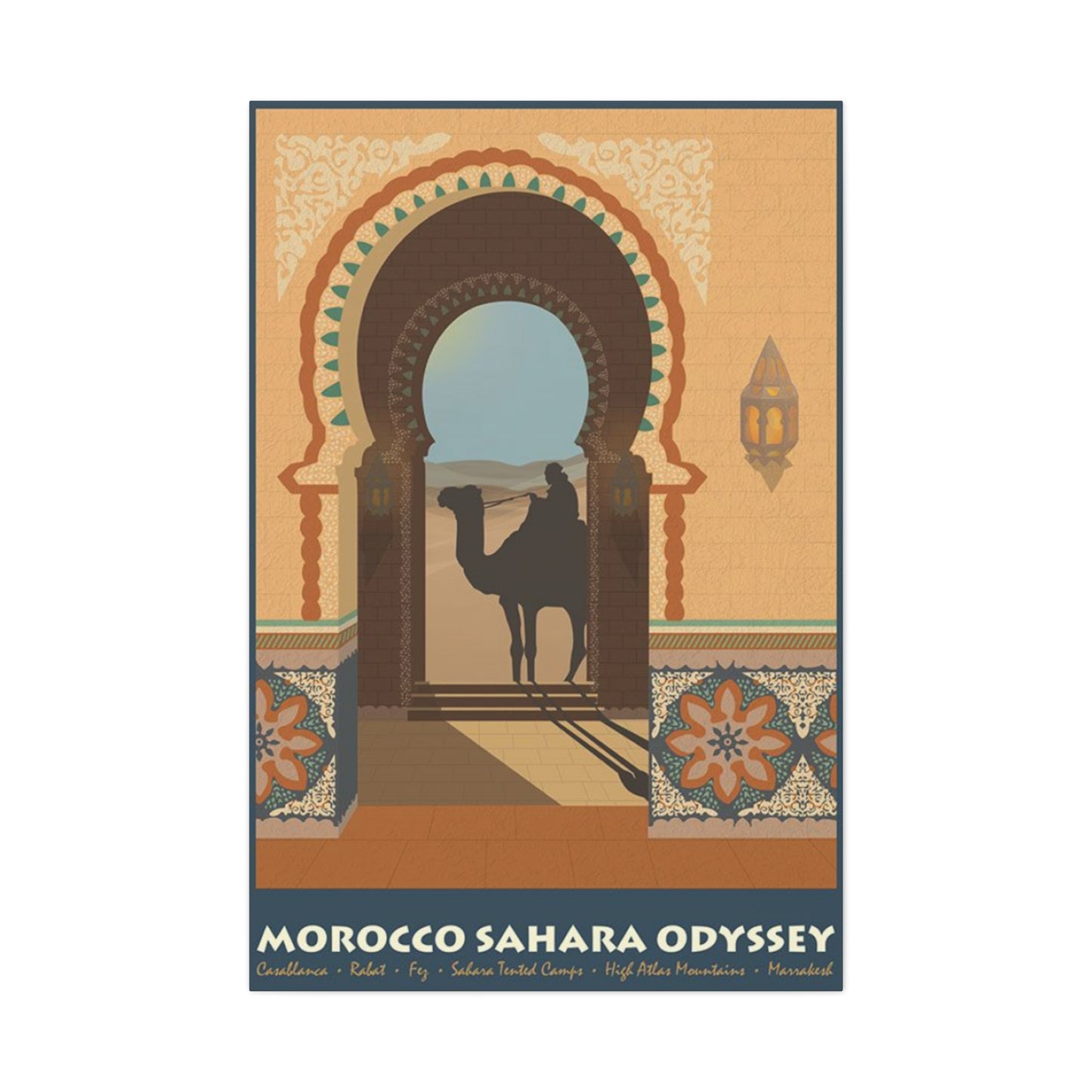 Window Architecture Of Moroccan Wall Art & Canvas Prints