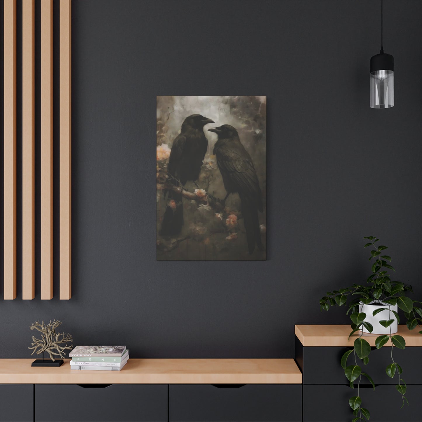 Scary Crows Halloween Wall Art & Canvas Prints