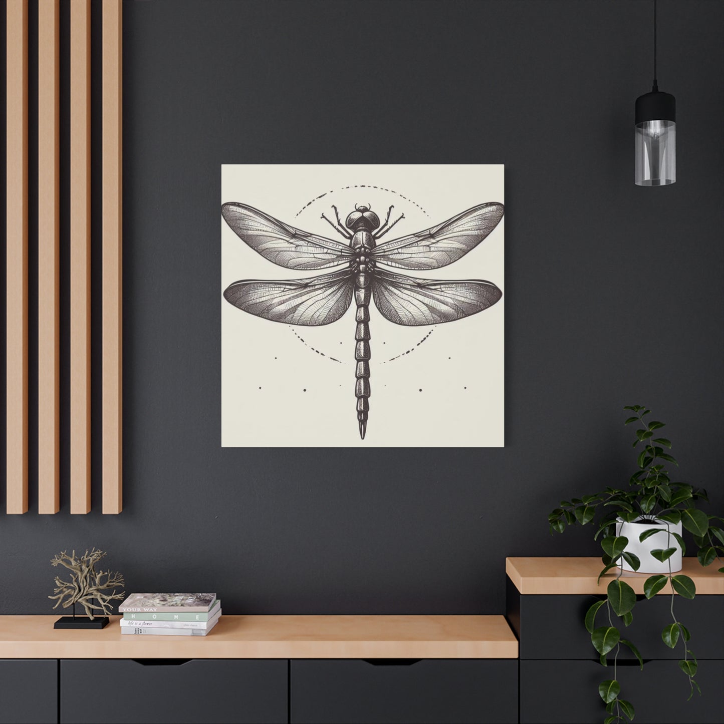 Vintage Picture Dragonfly Wall Art & Canvas Prints