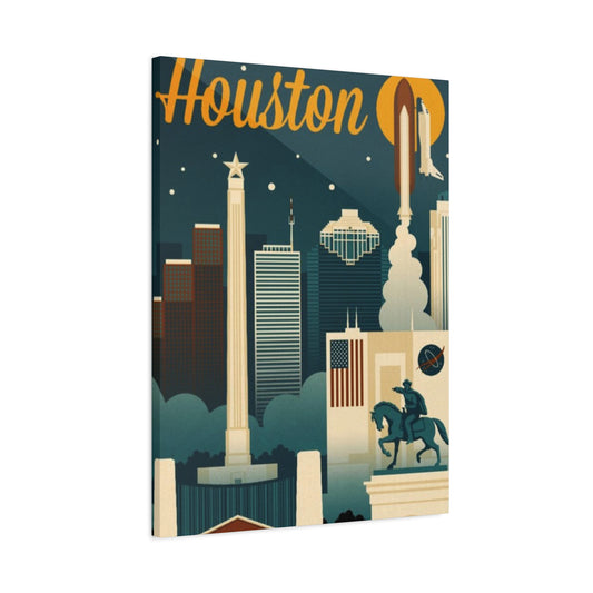 Beautiful Houston Skyline Wall Art & Canvas Prints