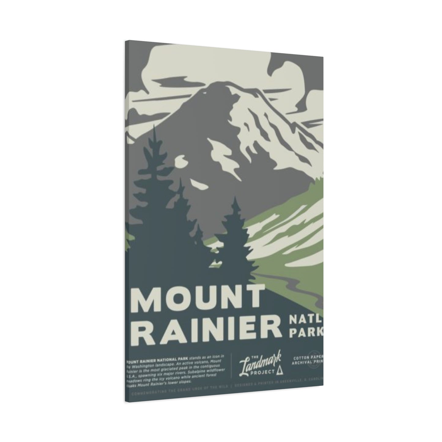 Mount Rainier The National Park Wall Art & Canvas Prints