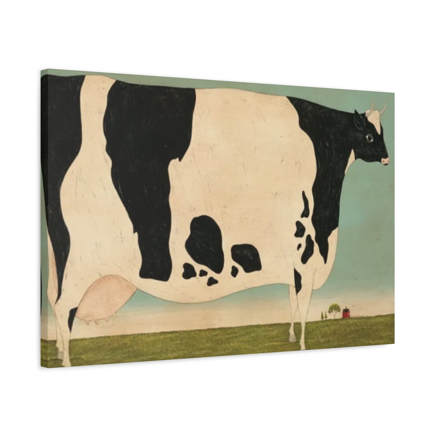 Cow in The Farm Kimble Warren Wall Art & Canvas Prints