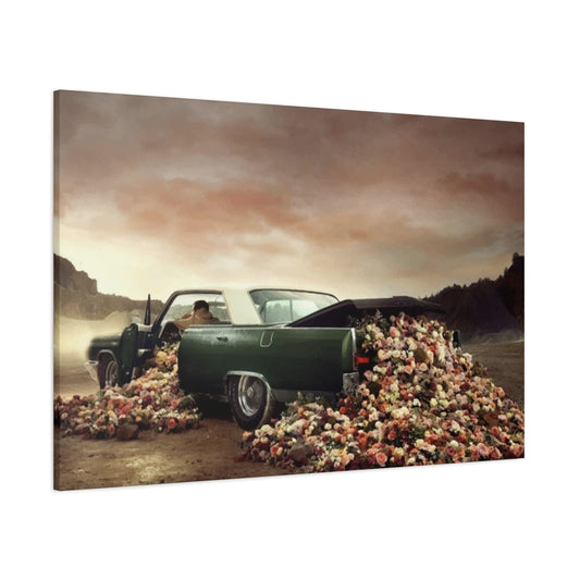 Flower Car Wall Art & Canvas Prints