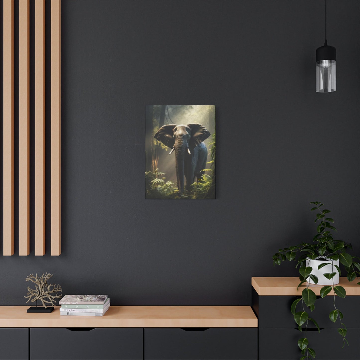 Wild Elephant Wall Art & Canvas Prints