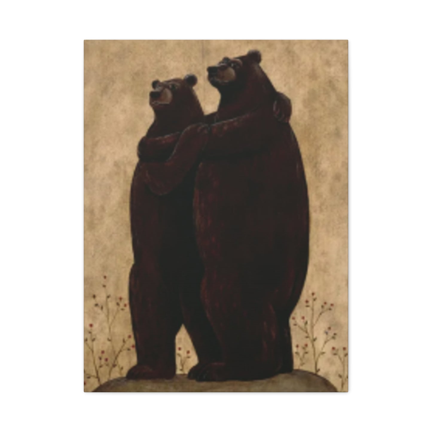 Grizzly Bear Couple Kimble Warren Wall Art & Canvas Prints