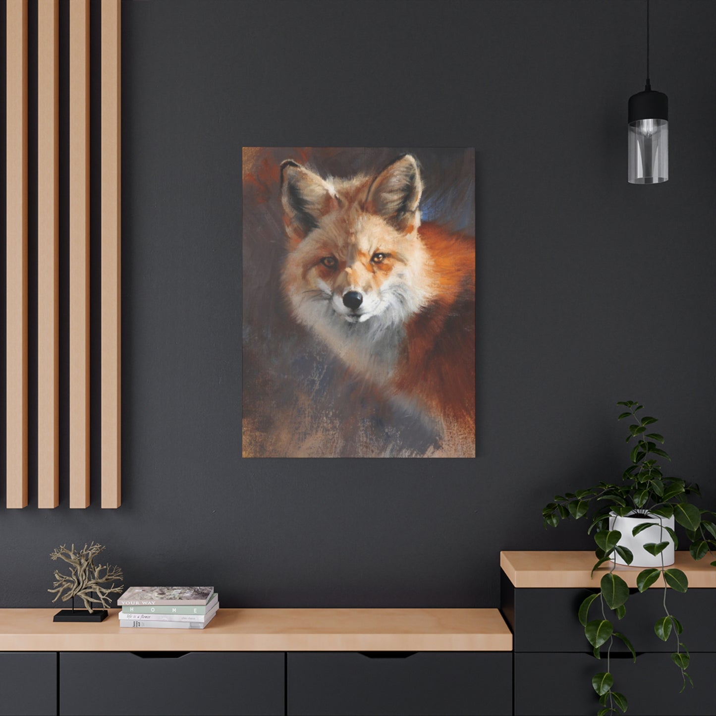 The Abstract Red Fox Portrait Wall Art & Canvas Prints