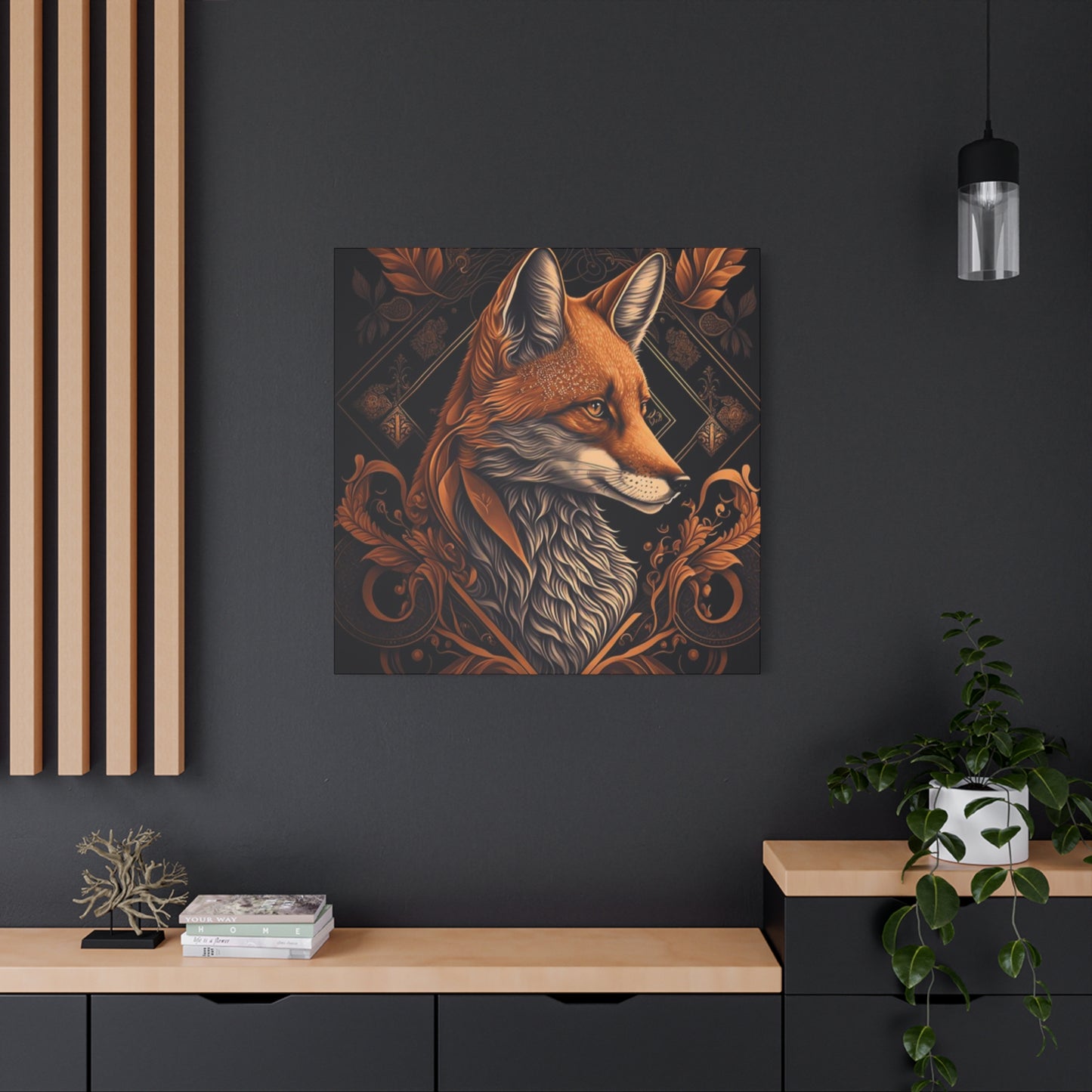 Fox Closeup Abstract Wall Art & Canvas Prints