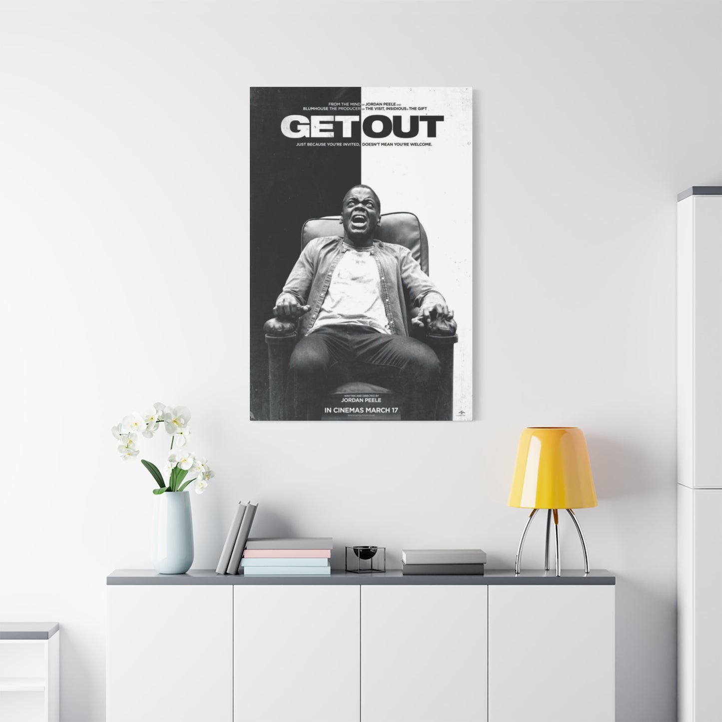 Getout Horror Movie Poster Wall Art & Canvas Prints