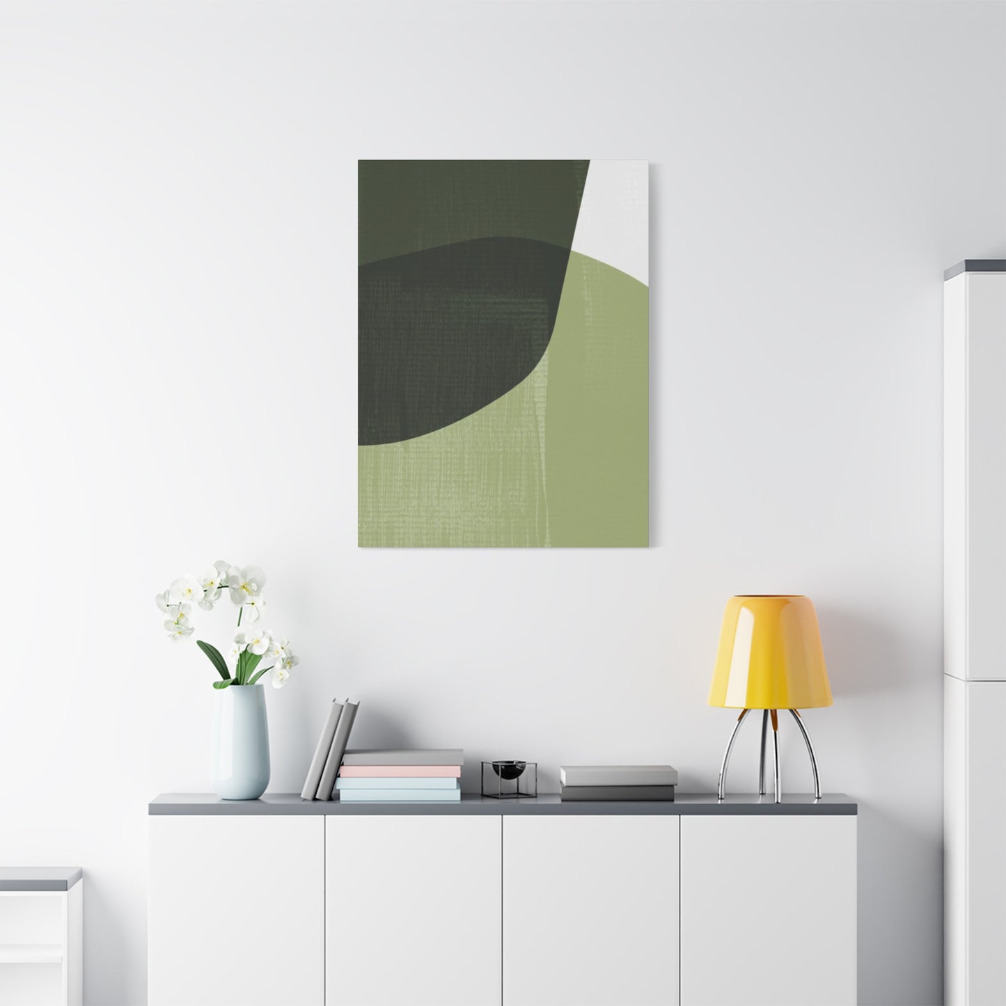 Three Shades Of Olive Green Wall Art & Canvas Prints