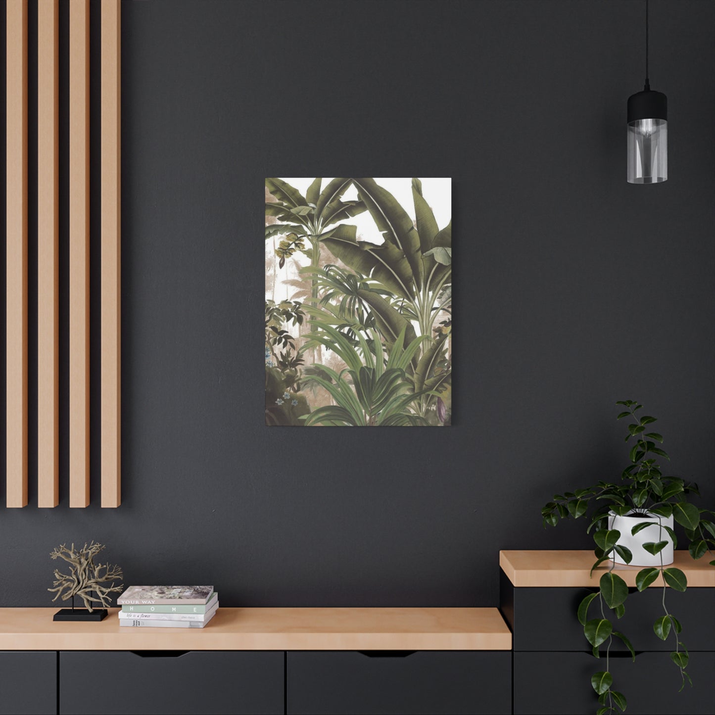 Palm Tree In Forest Wall Art & Canvas Prints