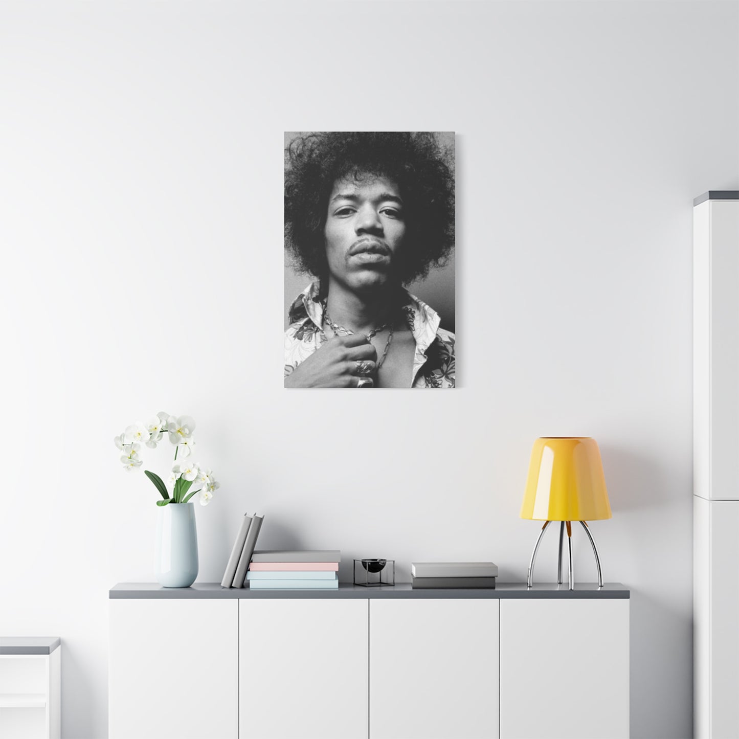 Monochrome Jimi Hendrix Photography Wall Art & Canvas Prints