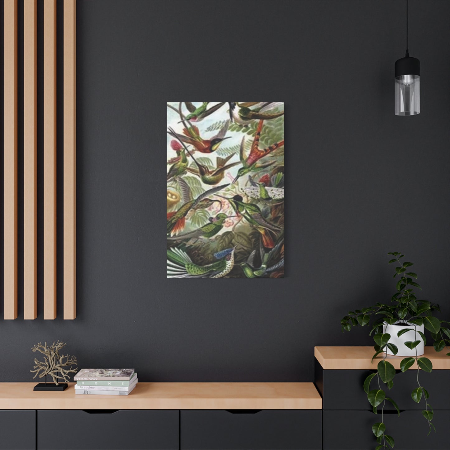 Humming Birds Painting Wall Art & Canvas Prints