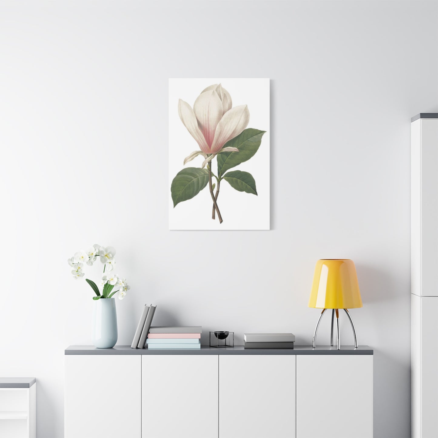 Beautiful Pink Magnolia Flower Photo Wall Art & Canvas Prints