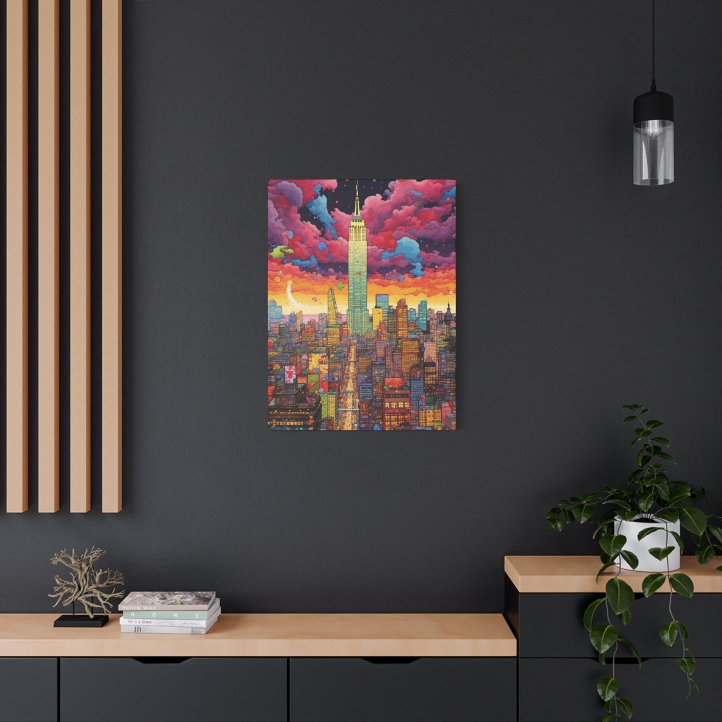 Empire State Building  Poster in New York City Wall Art & Canvas Prints