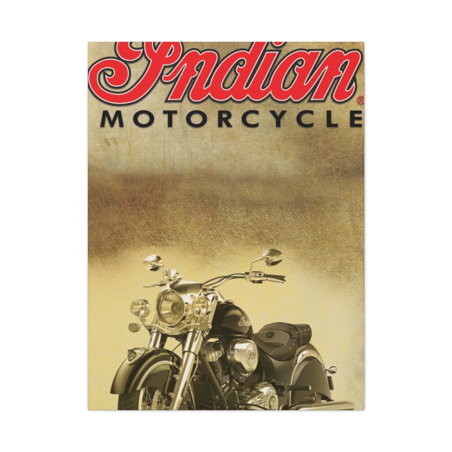 Classic Indian Poster Motorcycle Wall Art & Canvas Prints