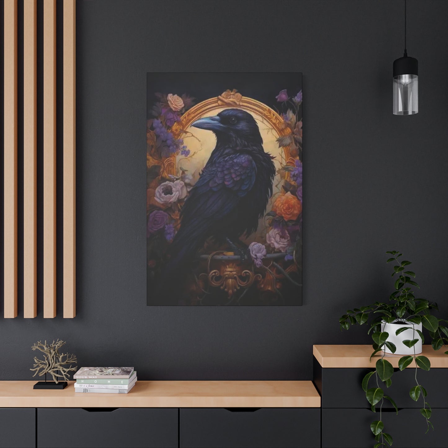 Scary Crow Wall Art & Canvas Prints