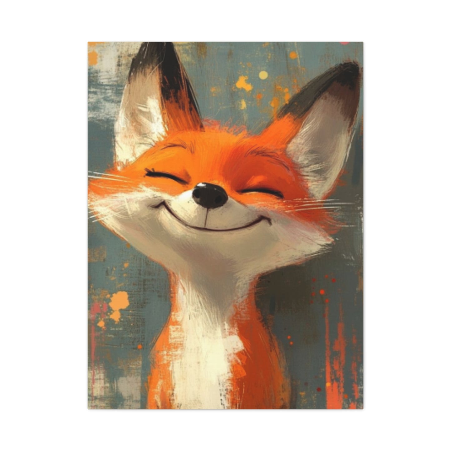 Portrait of a Cute Fox Wall Art & Canvas Prints