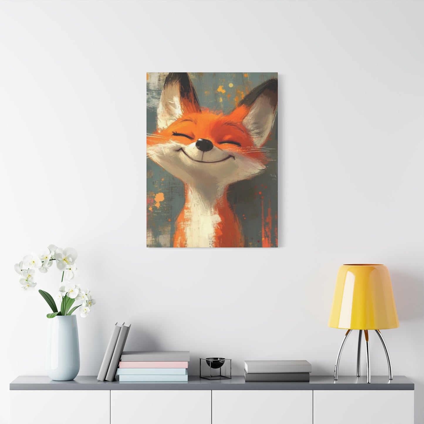 Portrait of a Cute Fox Wall Art & Canvas Prints