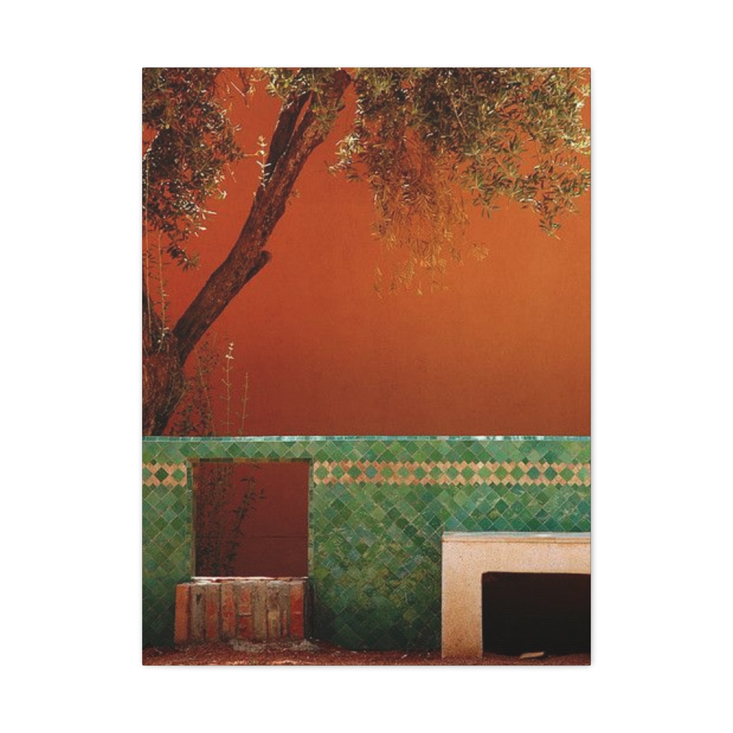 Sitting Chair Architecture Moroccan Wall Art & Canvas Prints