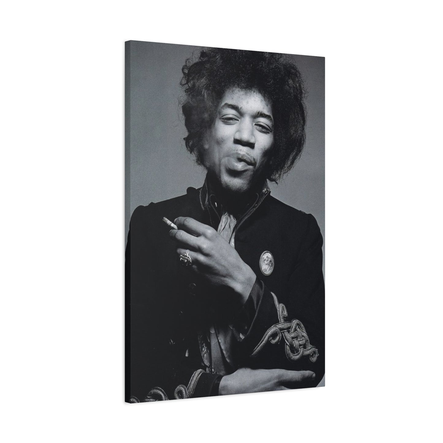 Monochrome Jimi Hendrix Poster Wall Art & Canvas Prints