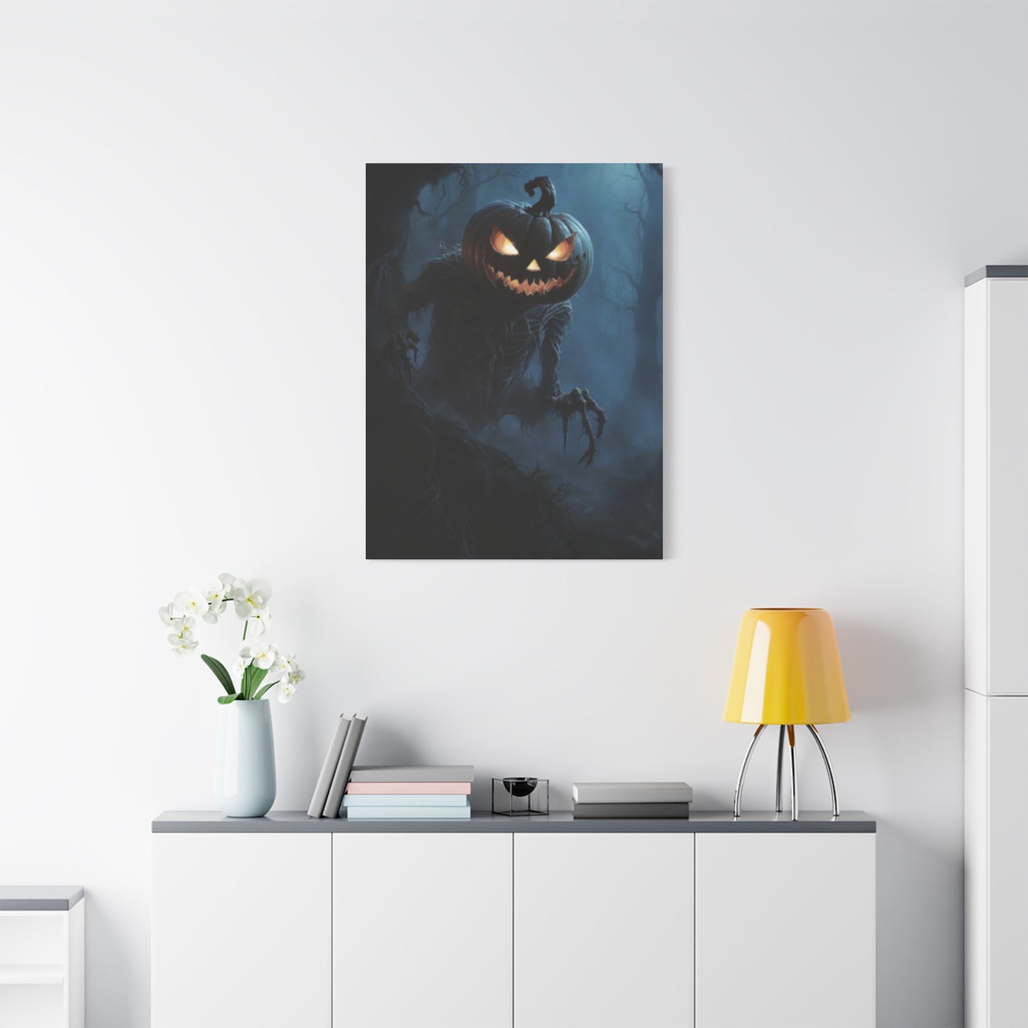 Halloween Scary Painting Wall Art & Canvas Prints