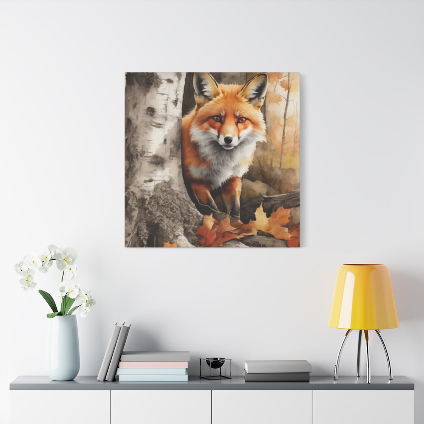 Little Baby Fox Wall Art & Canvas Prints