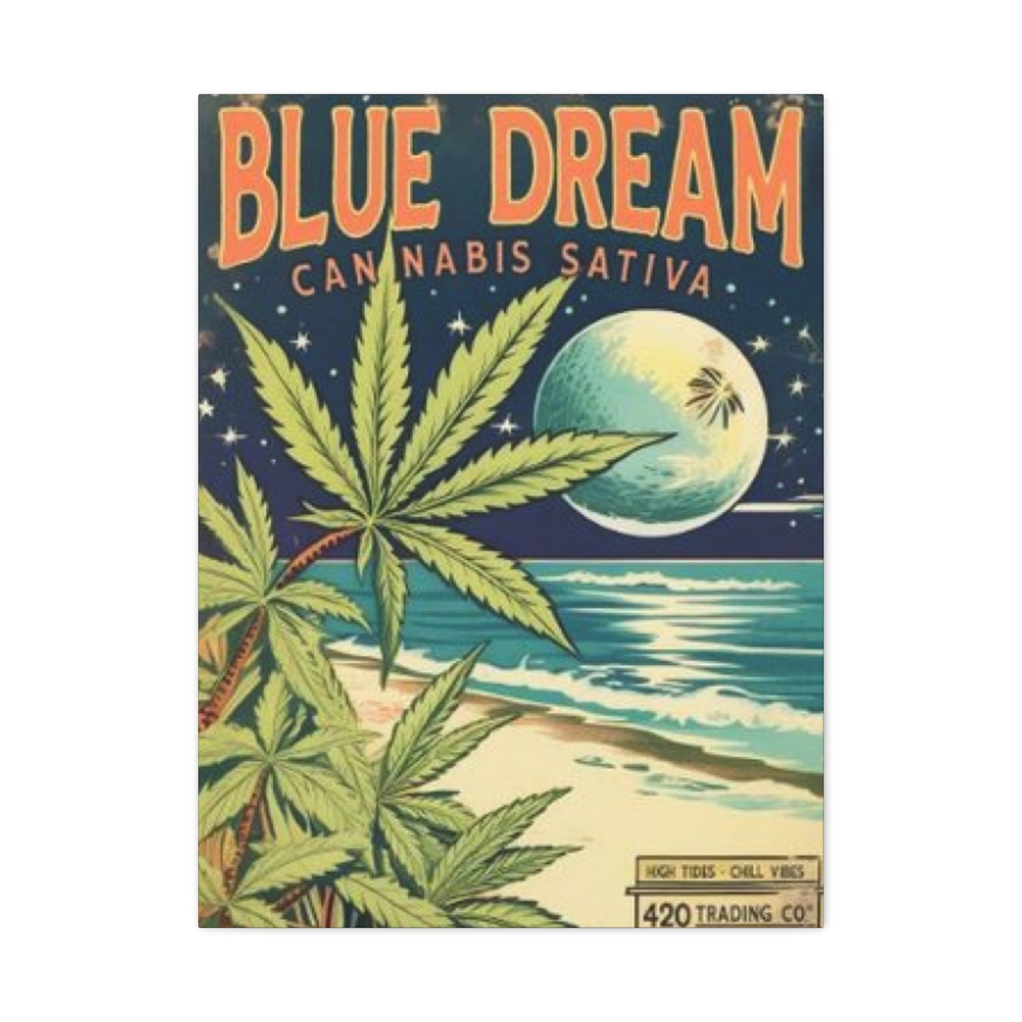 Blue Dream Marijuana Wall Art & Canvas Prints