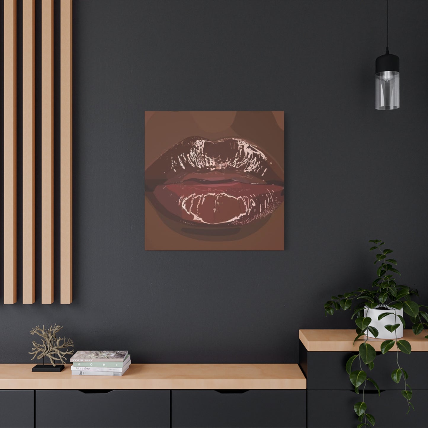 Dark Lips Wall Art & Canvas Prints