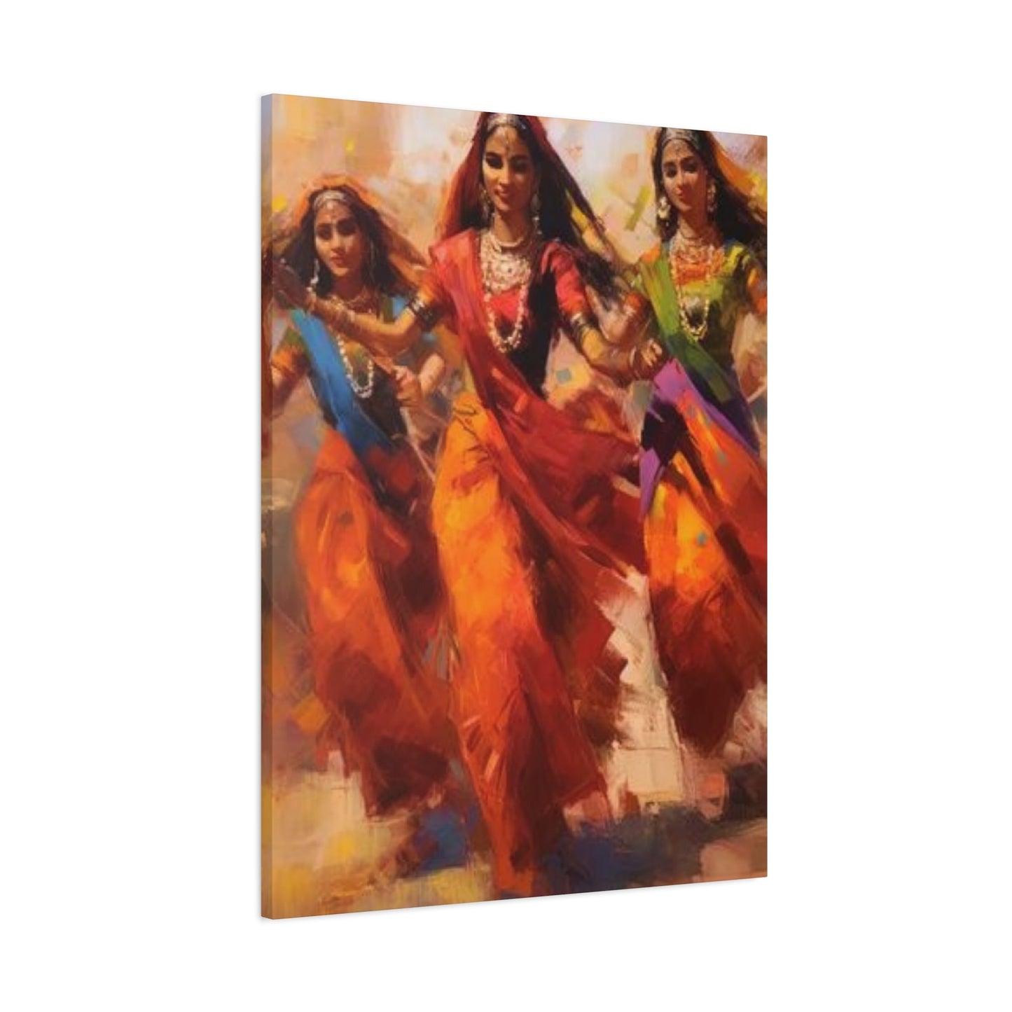 Beautiful Indian Women Enjoying Wall Art & Canvas Prints