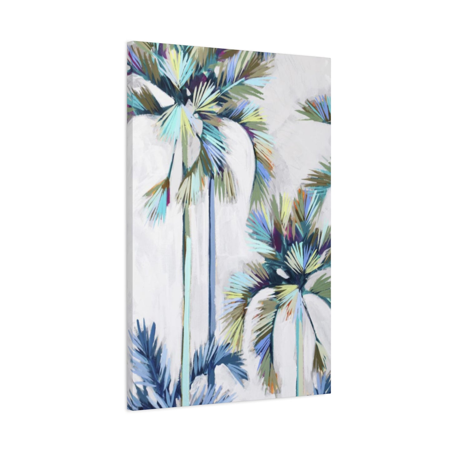 Negative Image Palm Tree Wall Art & Canvas Prints