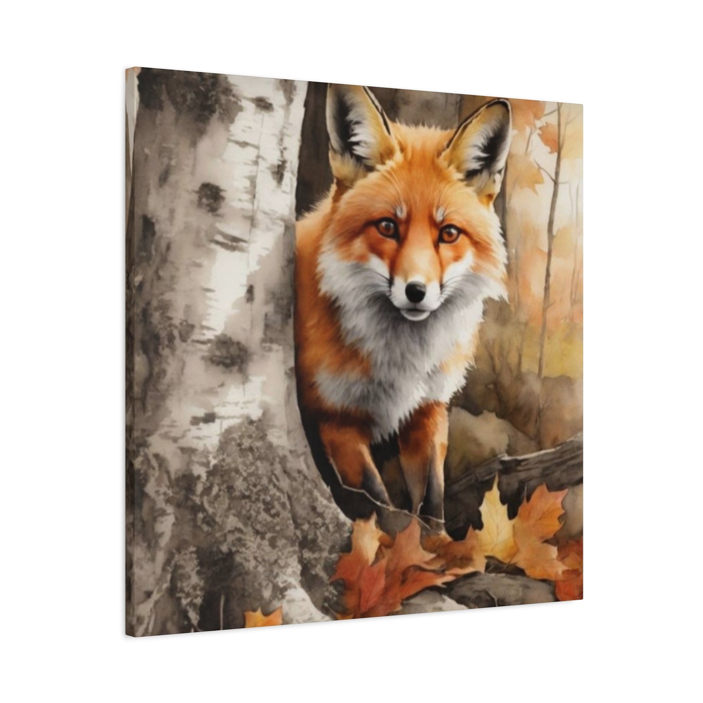 Little Baby Fox Wall Art & Canvas Prints