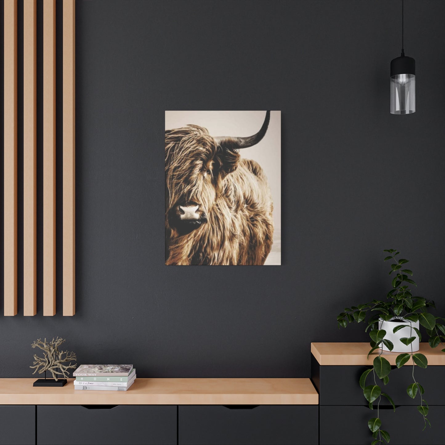 Wild Hairy Bull Longhorn Wall Art & Canvas Prints