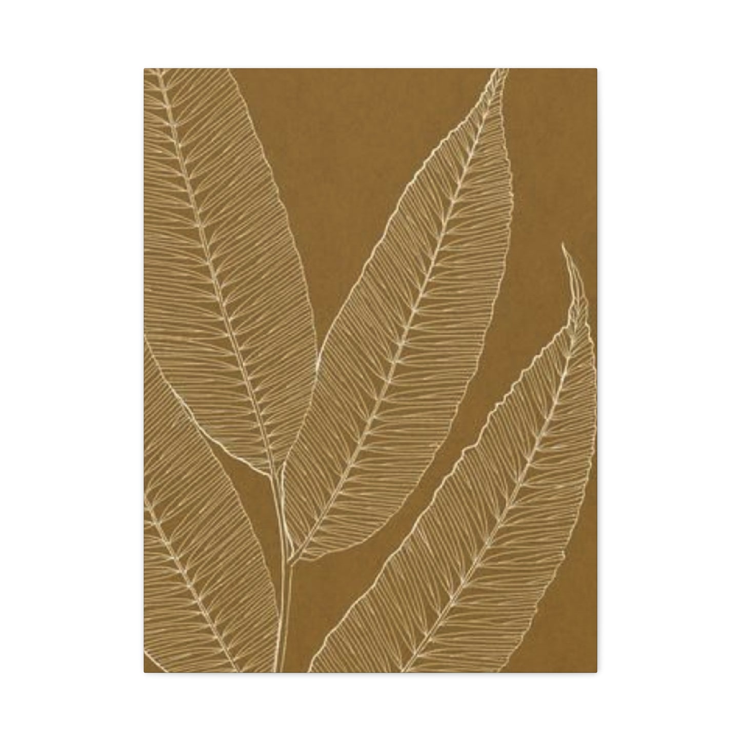 Palm Tree Brown Leaves Wall Art & Canvas Prints