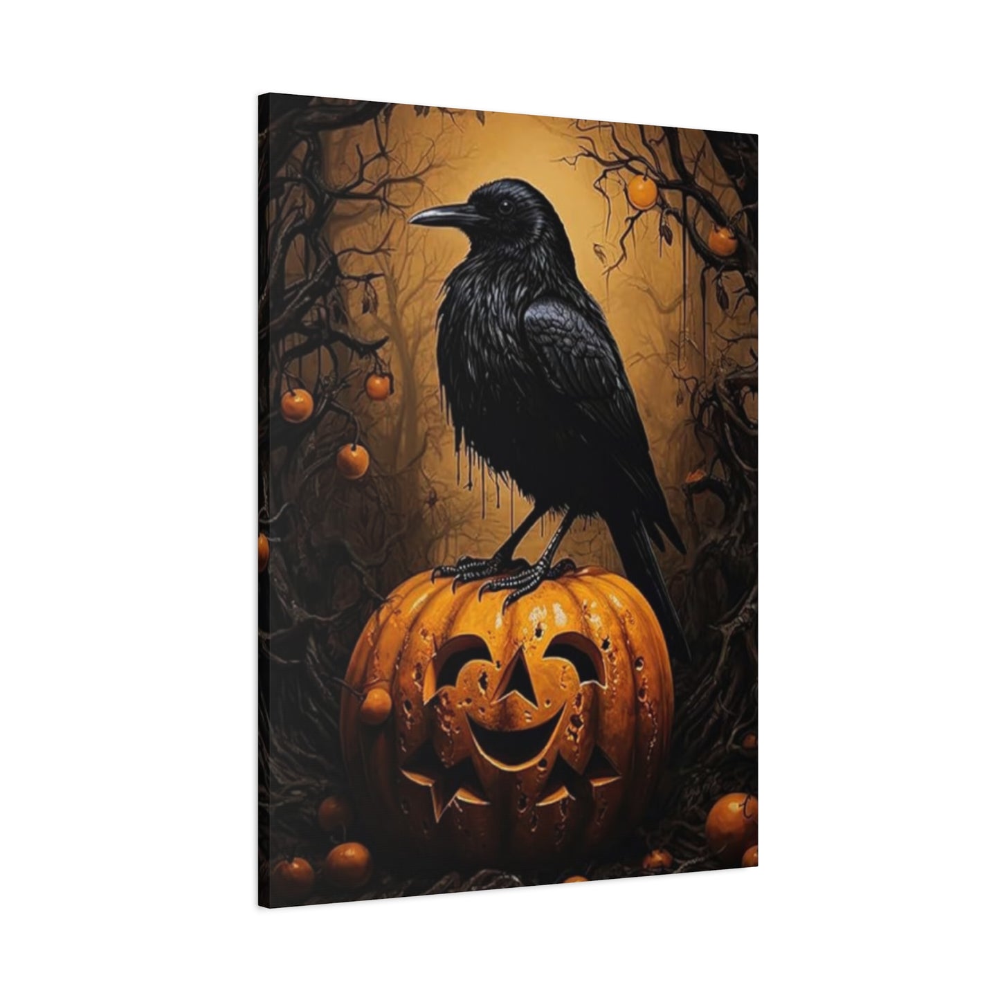 Scary Crow Wall Art & Canvas Prints