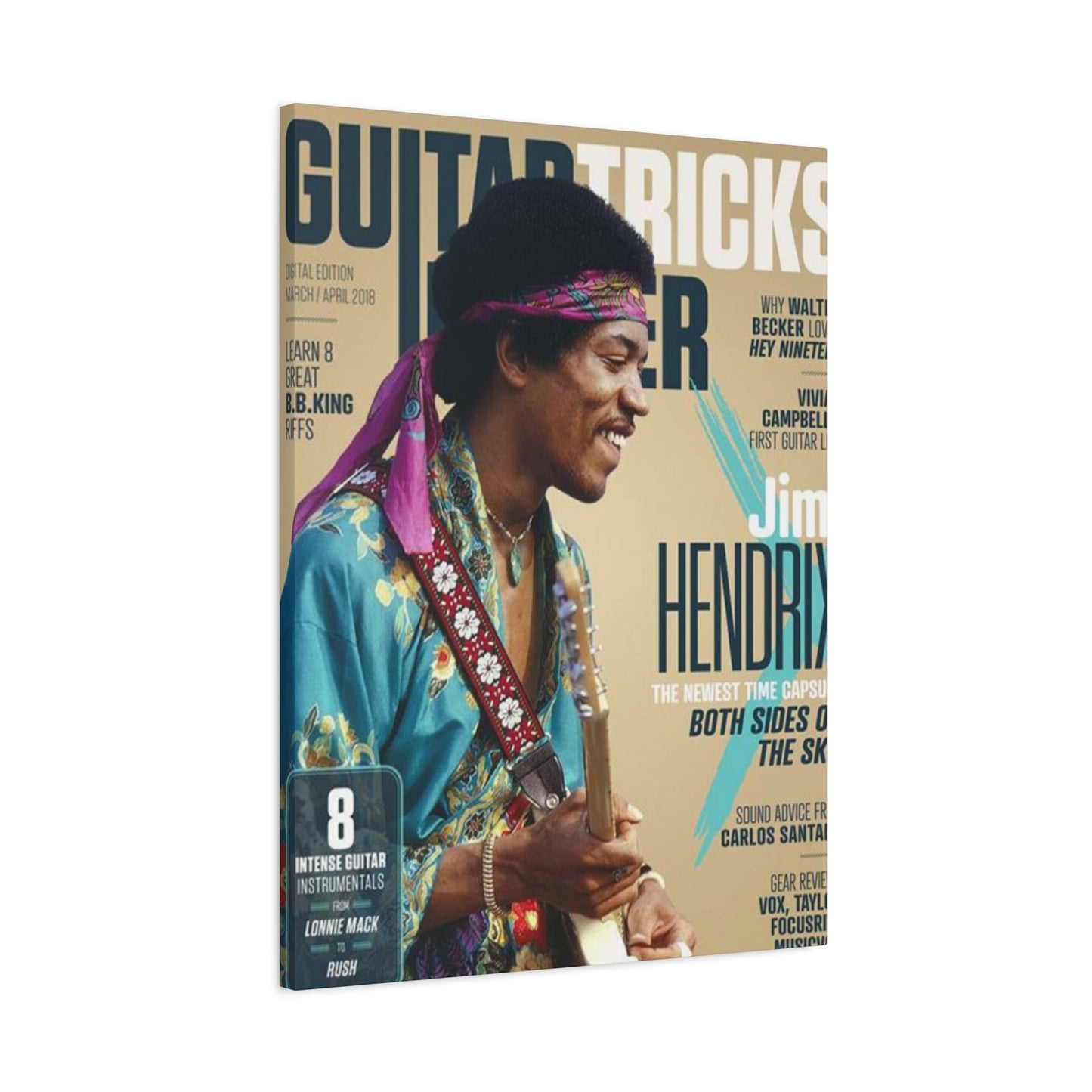 Jimi Hendrix New Poster Wall Art & Canvas Prints