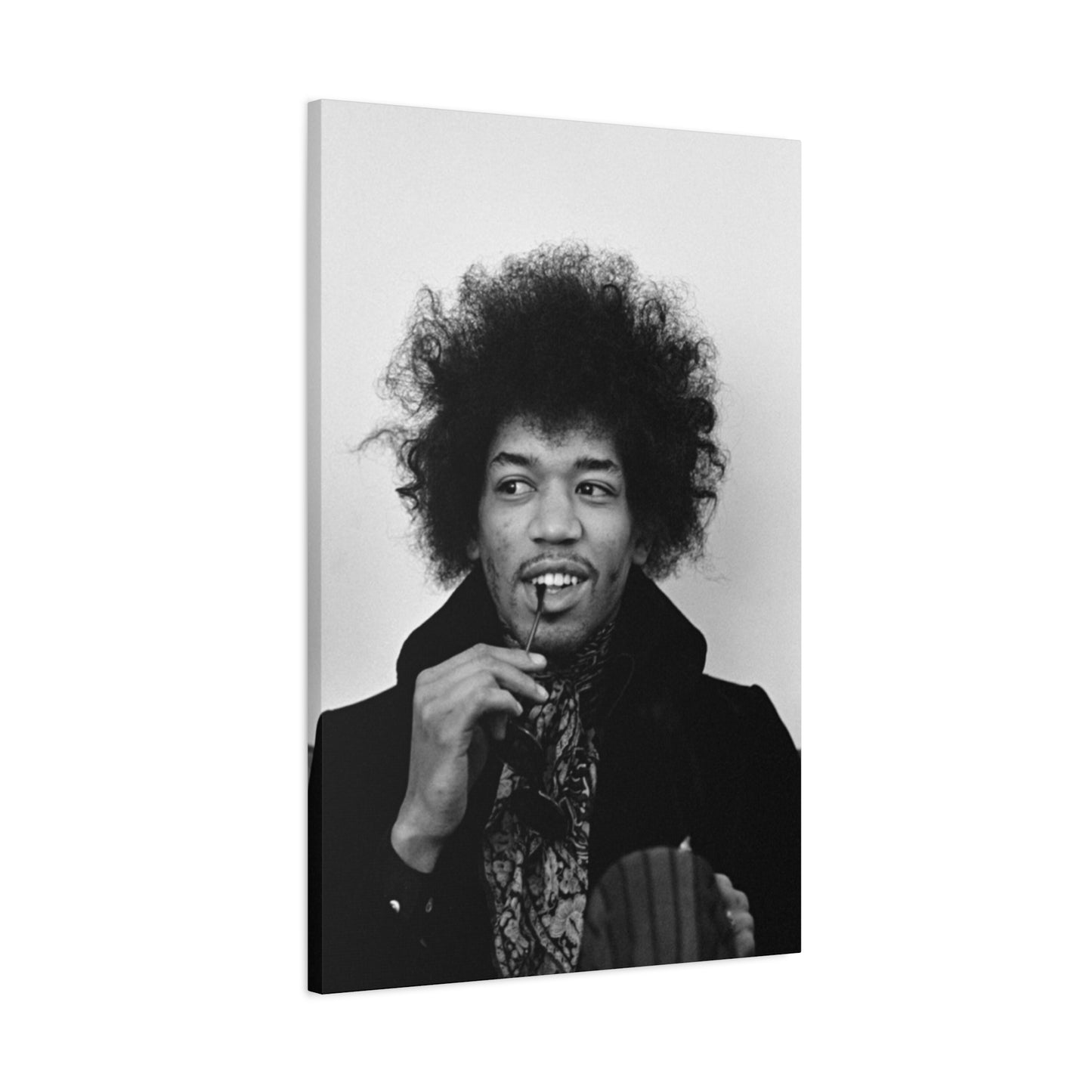 Monochrome Jimi Hendrix Poster Wall Art & Canvas Prints