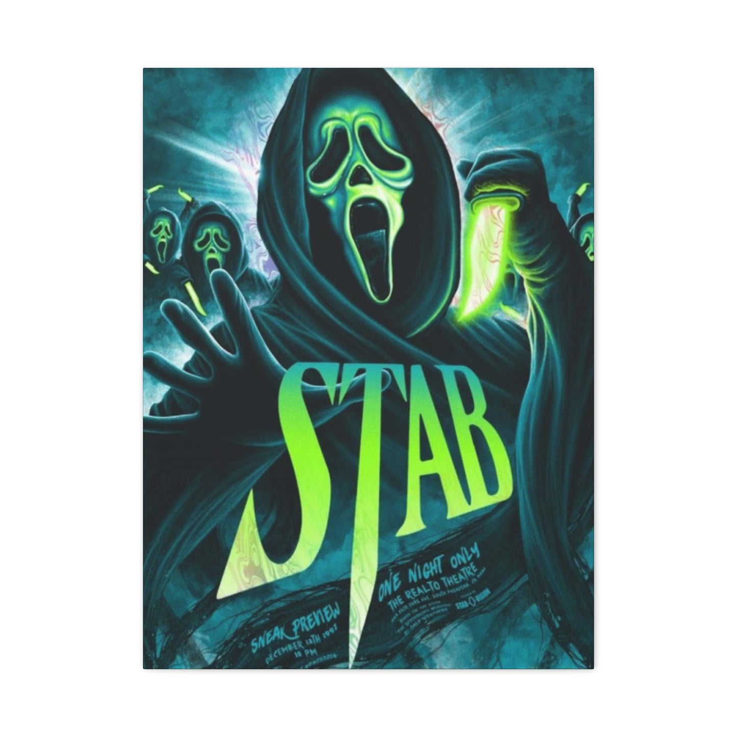 Stab Horror Movie Poster Wall Art & Canvas Prints