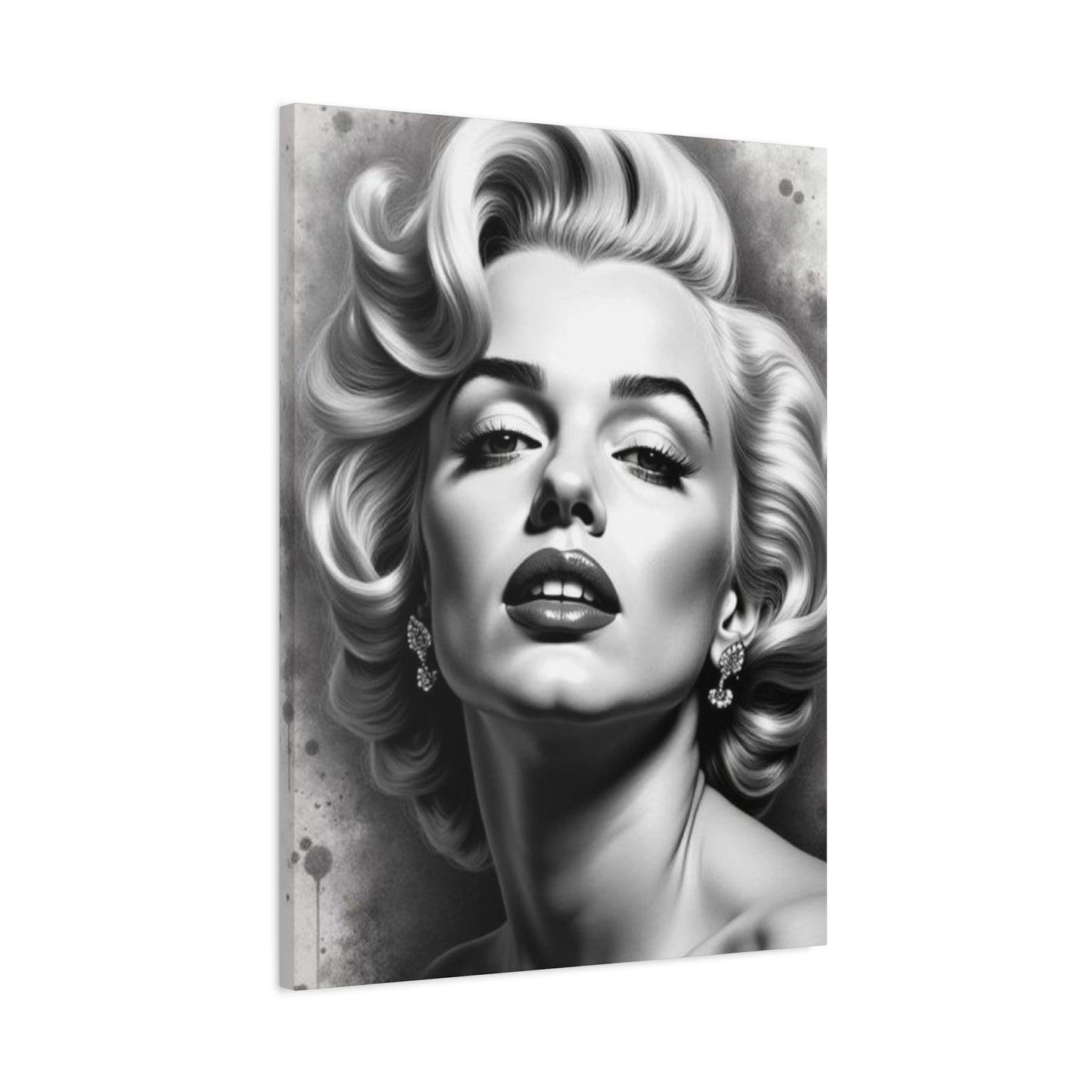 Monochrome Beautiful Marilyn Monroe Wall Art & Canvas Prints