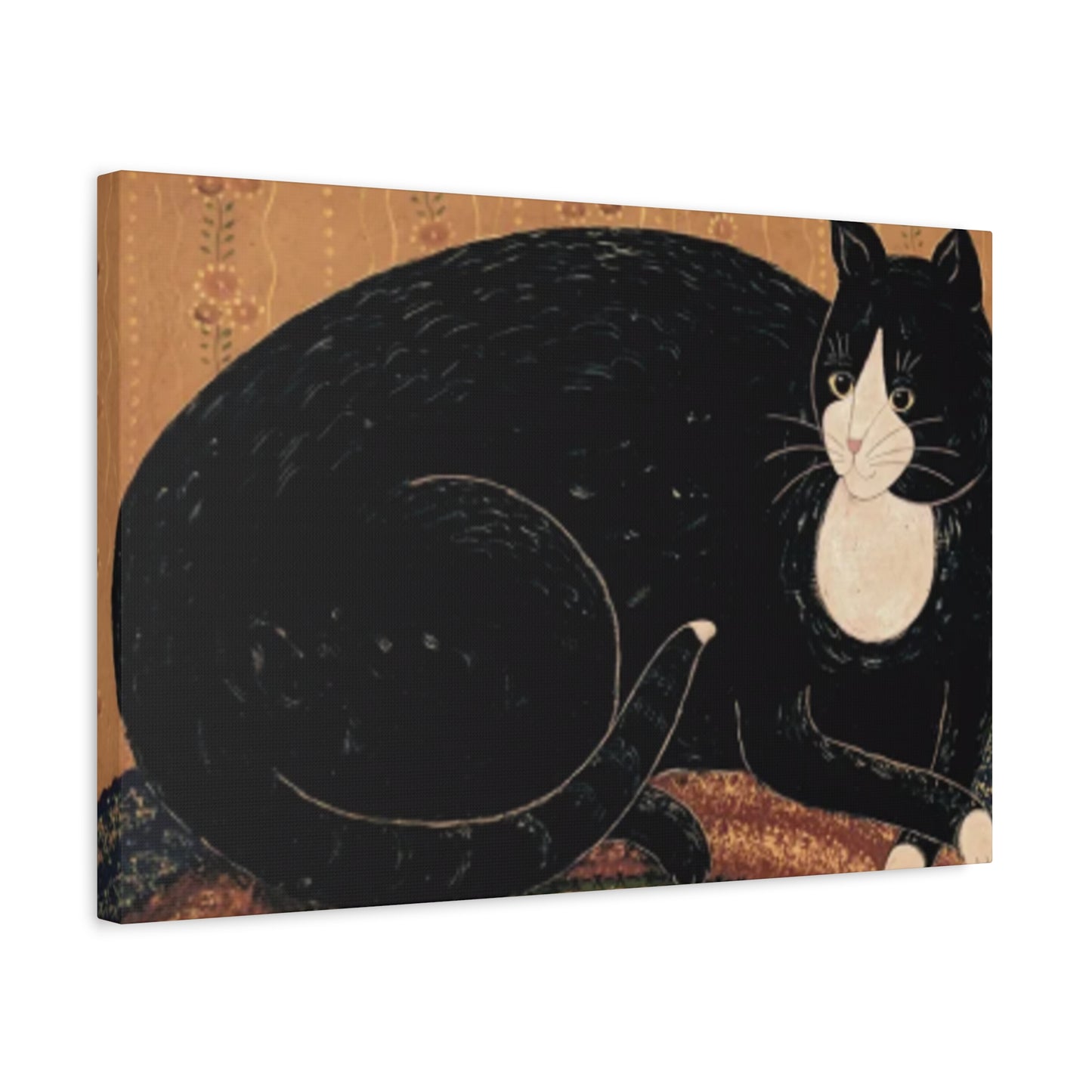 Black Fat Cat Kimble Warren Wall Art & Canvas Prints