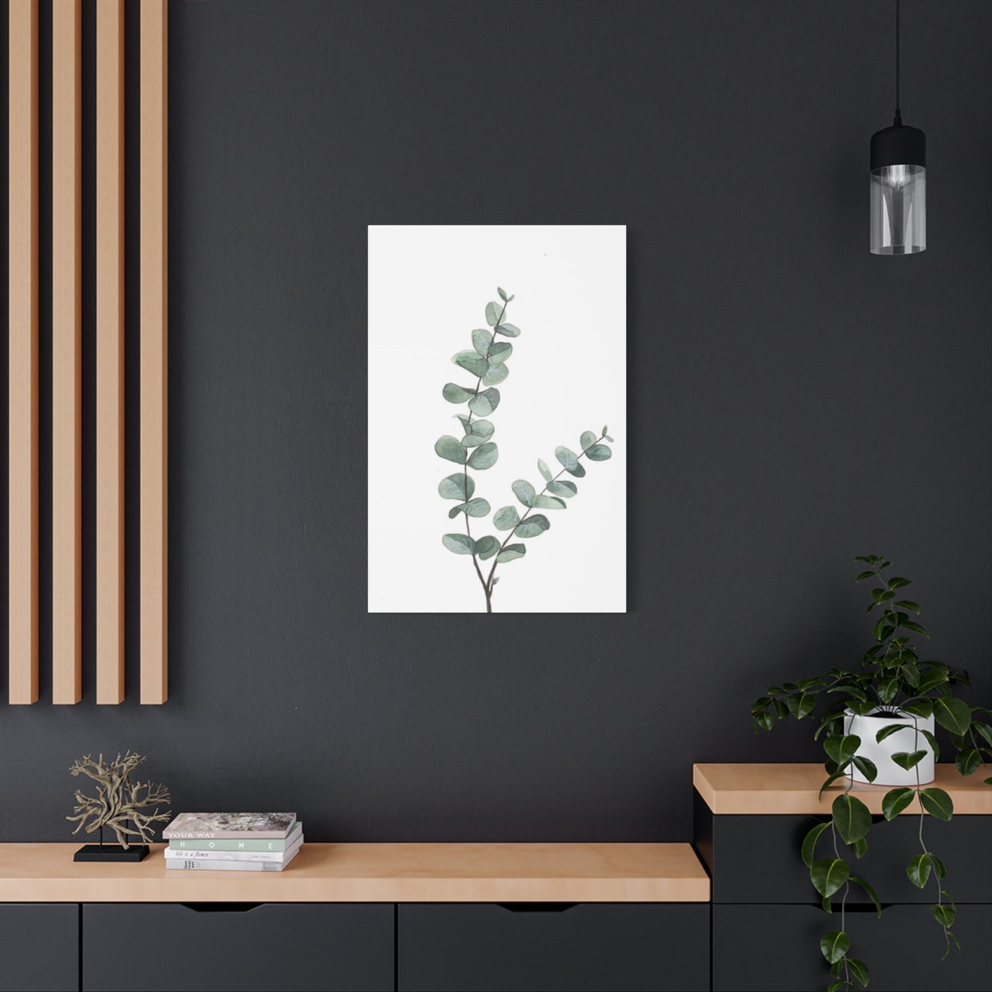 Two Eucalyptus Stem Wall Art & Canvas Prints