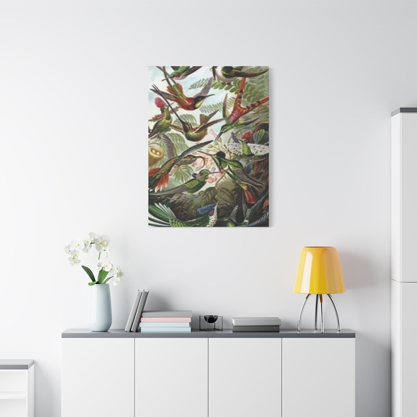 Humming Birds Painting Wall Art & Canvas Prints