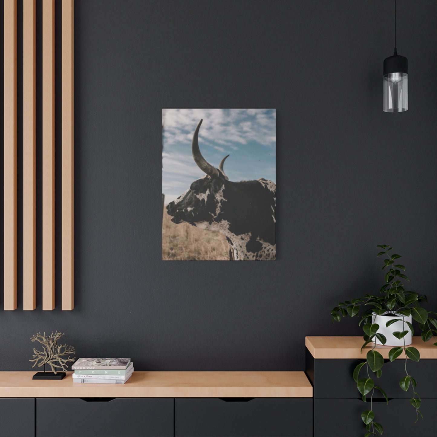 Wild Buffalo Curvy Longhorn Wall Art & Canvas Prints