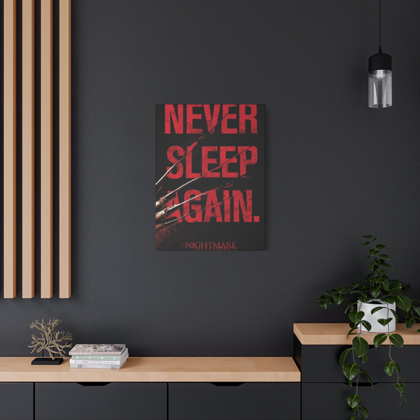 Never Sleep Again Horror Wall Art & Canvas Prints