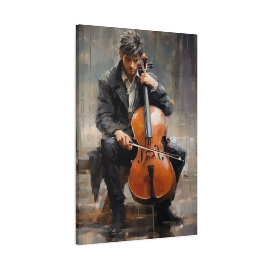 Man playing Violin Wall Art & Canvas Prints