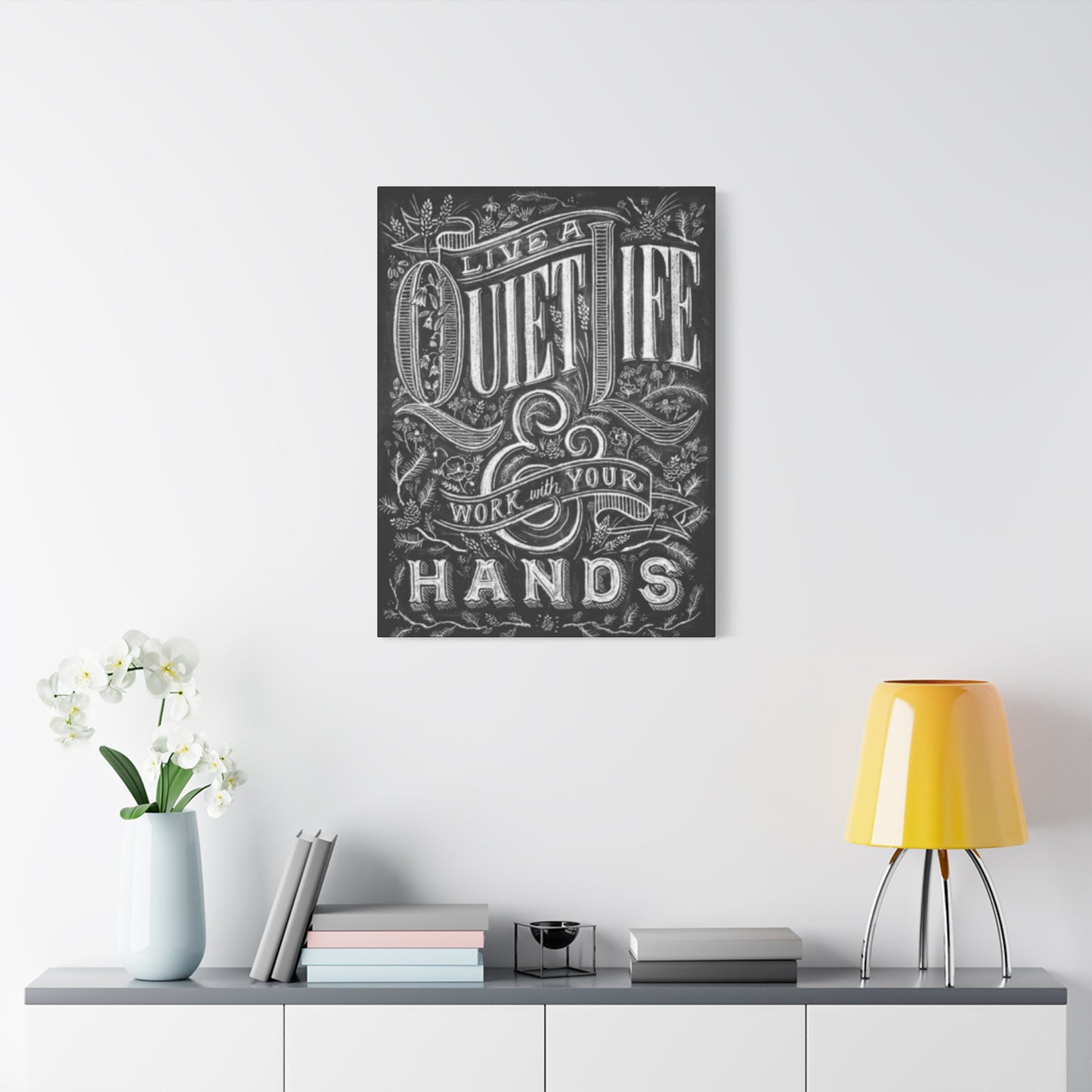 Quiet Life Chalkboard Wall Art & Canvas Prints