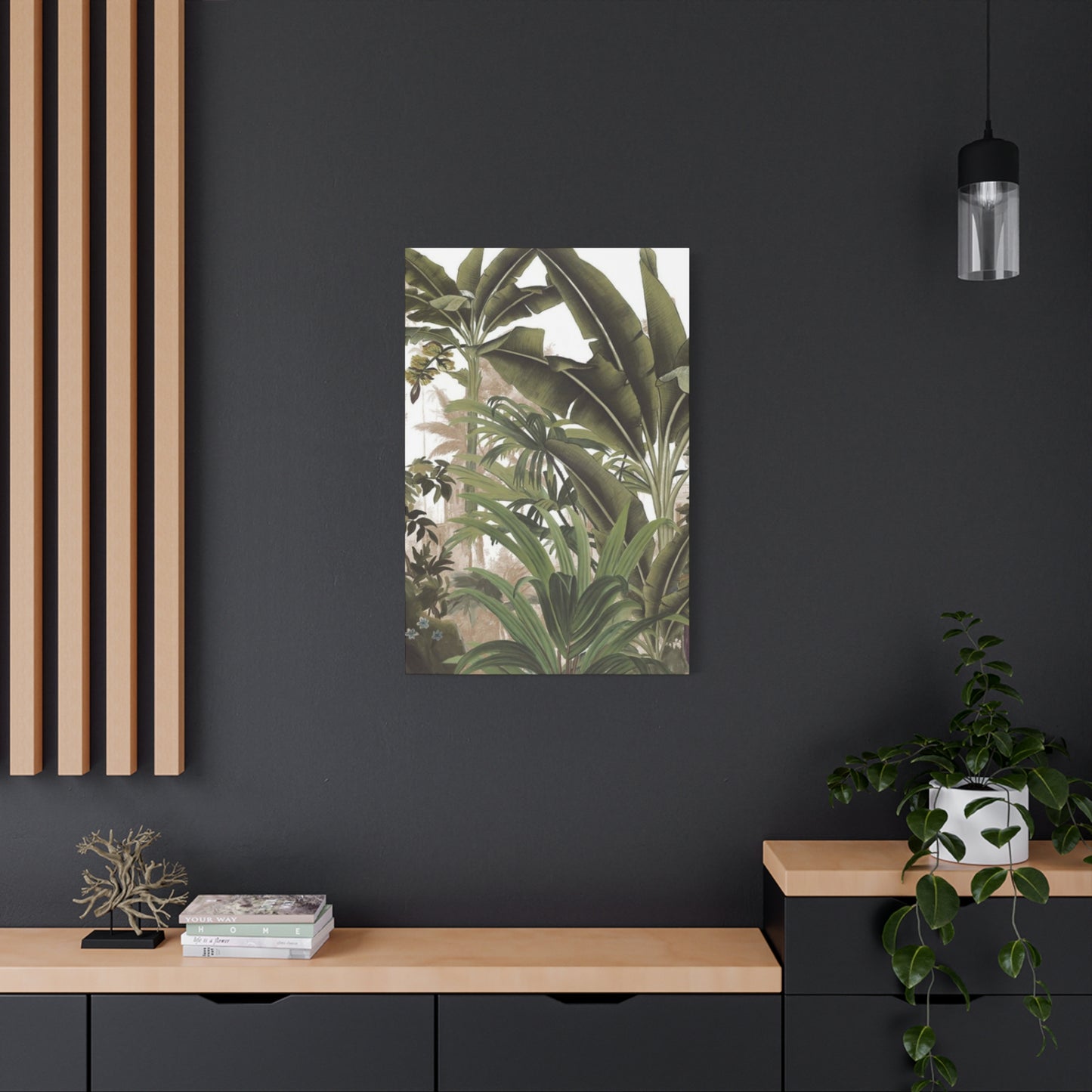 Palm Tree In Forest Wall Art & Canvas Prints